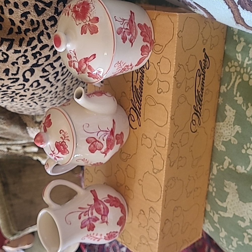 Williamsburg china set tea for one